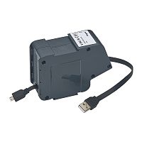 Выдвижной розеточный блок с вытяжным кабелем USB/micro-USB 1 модуль | код 054036 |  Legrand